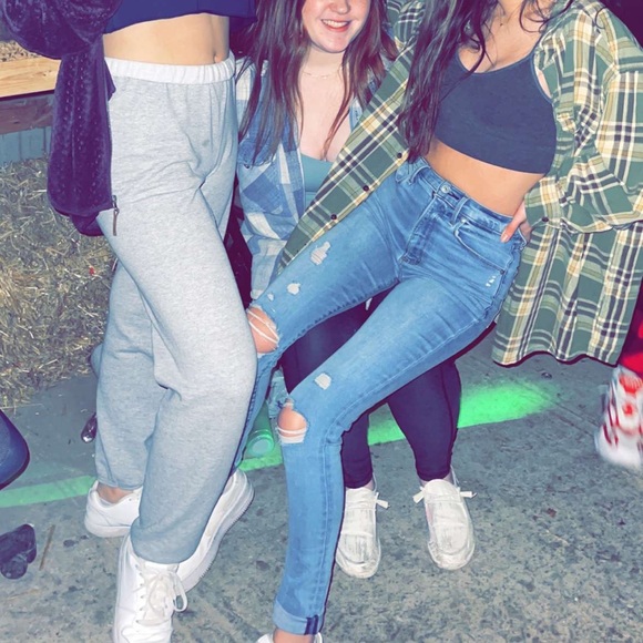 Oversized green and brown flannel - Picture 3 of 3